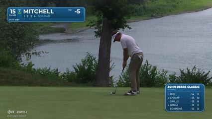 Keith Mitchell | Round 3 | 15th hole | Shot 5 | 2025 John Deere