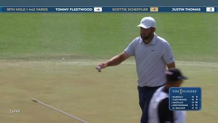 Scottie Scheffler | Round 1 | 18th hole | Shot 4 | 2026 THE PLAYERS