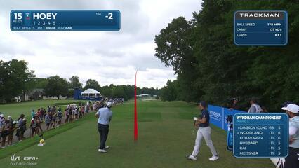 Rico Hoey | Round 3 | 15th hole | Shot 1 | 2025 Wyndham