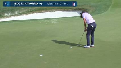 Nico Echavarria | Round 1 | 2nd hole | Shot 2 | -1 Houston Open
