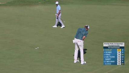 Nick Dunlap | Round 2 | 1st hole | Shot 5 | 2025 World Wide Technology