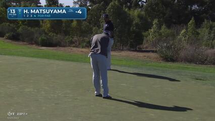 Hideki Matsuyama | Round 2 | 13th hole | Shot 5 | 2025 Farmers