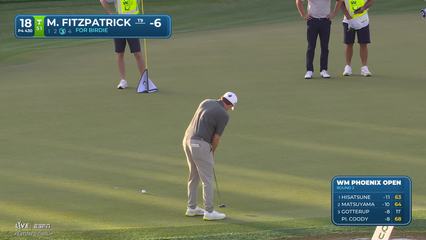 Matt Fitzpatrick | Round 2 | 18th hole | Shot 3 | 2026 WM Phoenix Open