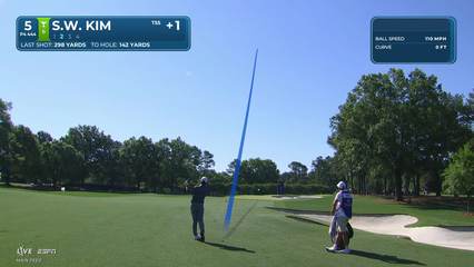 Si Woo Kim | Round 4 | 5th hole | Shot 2 | 2026 Truist Championship