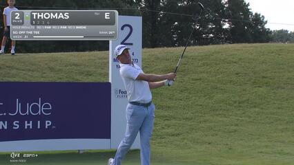 Justin Thomas | Round 4 | 2nd hole | Shot 1 | 2025 FedEx St. Jude