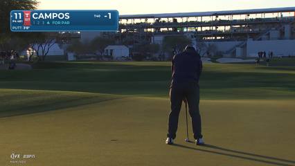 Rafael Campos | Round 2 | 11th hole | Shot 4 | 2026 WM Phoenix Open