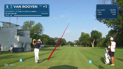Erik van Rooyen | Round 4 | 5th hole | Shot 1 | 2025 Charles Schwab