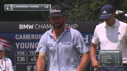 Cameron Young | Round 2 | 4th hole | Shot 4 | 2025 BMW Championship
