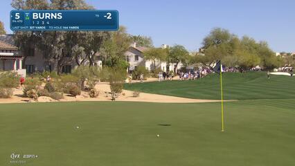 Sam Burns | Round 1 | 5th hole | Shot 2 | 2025 WM Phoenix Open