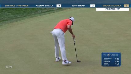Brooks Koepka | Round 2 | 5th hole | Shot 4 | 2026 THE PLAYERS