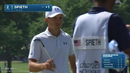 Jordan Spieth | Round 1 | 2nd hole | Shot 3 | 2025 Charles Schwab