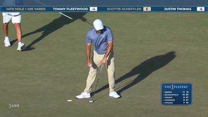 Scottie Scheffler | Round 2 | 14th hole | Shot 5 | 2026 THE PLAYERS