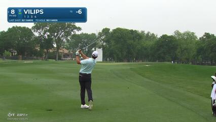 Karl Vilips | Round 1 | 8th hole | Shot 2 | 2025 THE CJ CUP