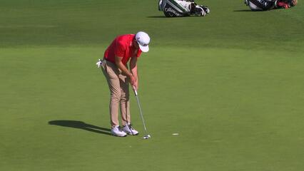 Keegan Bradley | Round 4 | 9th hole | Shot 5 | 2025 Genesis