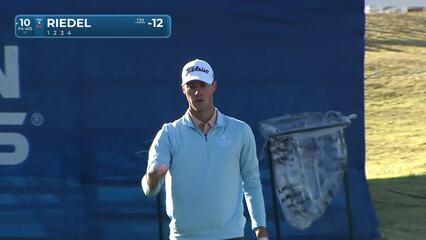 Matthew Riedel | Round 4 | 4th hole | Shot 3 | 2025 The American Express