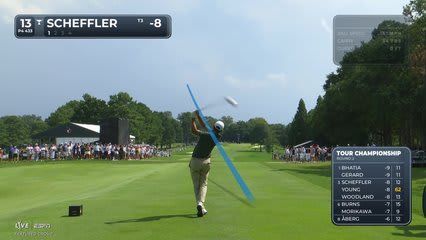 Scottie Scheffler | Round 2 | 13th hole | Shot 1 | 2026 TOUR Championship