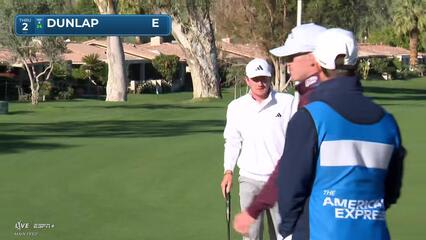 Nick Dunlap | Round 1 | 2nd hole | Shot 4 | 2025 The American Express