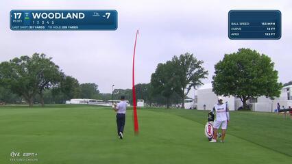 Gary Woodland | Round 2 | 17th hole | Shot 2 | 2025 Rocket Classic