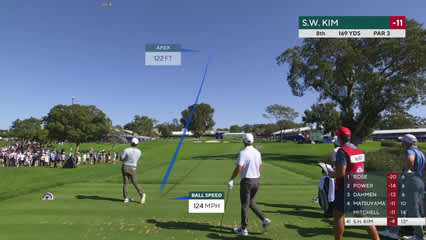 Si Woo Kim | Round 3 | 8th hole | Shot 1 | 2026 Farmers