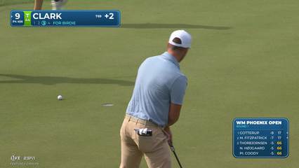 Wyndham Clark | Round 1 | 9th hole | Shot 4 | 2026 WM Phoenix Open