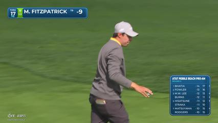 Matt Fitzpatrick | Round 2 | 17th hole | Shot 3 | 2026 AT&T Pebble Beach