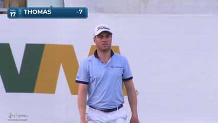 Justin Thomas | Round 2 | 17th hole | Shot 4 | 2025 WM Phoenix Open