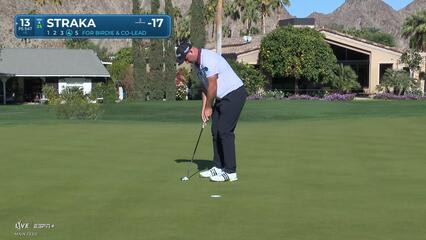Sepp Straka | Round 3 | 13th hole | Shot 4 | 2025 The American Express