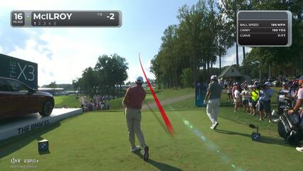 Rory McIlroy | Round 2 | 16th hole | Shot 1 | 2025 BMW Championship