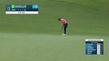 Beau Hossler | Round 1 | 14th hole | Shot 5 | 2025 Baycurrent