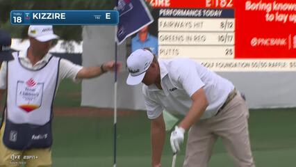Patton Kizzire | Round 2 | 18th hole | Shot 4 | 2025 Houston Open