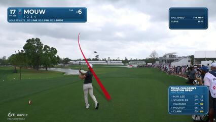 William Mouw | Round 4 | 17th hole | Shot 1 | 2025 Houston Open