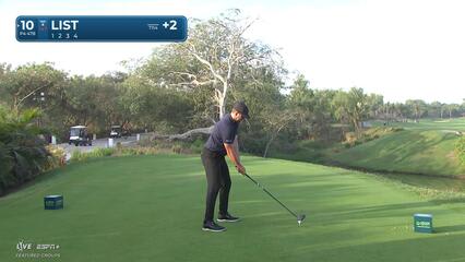Luke List | Round 2 | 10th hole | Shot 1 | 2025 Mexico Open