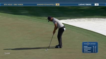 Xander Schauffele | Round 3 | 9th hole | Shot 5 | 2026 THE PLAYERS