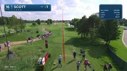Adam Scott | Round 1 | 16th hole | Shot 1 | 2025 3M Open
