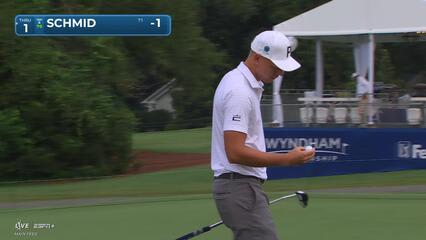 Matti Schmid | Round 1 | 10th hole | Shot 3 | 2025 Wyndham