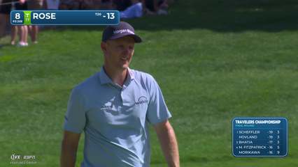 Justin Rose | Round 4 | 8th hole | Shot 3 | 2026 Travelers