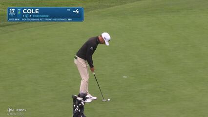 Eric Cole | Round 1 | 17th hole | Shot 2 | 2025 AT&T Pebble Beach