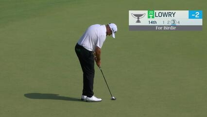 Shane Lowry | Round 2 | 14th hole | Shot 4 | 2025 BMW Championship