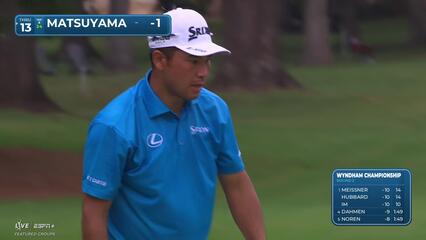 Hideki Matsuyama | Round 2 | 4th hole | Shot 4 | 2025 Wyndham