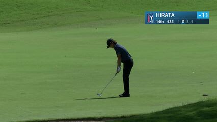 Kensei Hirata | Round 4 | 14th hole | Shot 2 | 2025 Sony Open