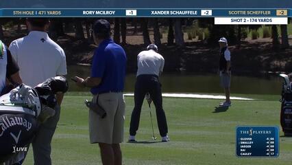Scottie Scheffler | Round 1 | 5th hole | Shot 2 | 2025 THE PLAYERS