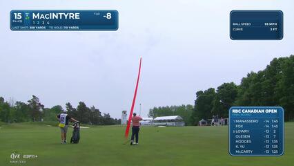 Robert MacIntyre | Round 4 | 15th hole | Shot 2 | 2025 RBC Canadian