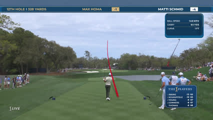 Max Homa | Round 3 | 12th hole | Shot 1 | 2026 THE PLAYERS
