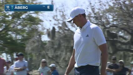 Ludvig Åberg | Round 4 | 11th hole | Shot 5 | 2025 Arnold Palmer Invitational