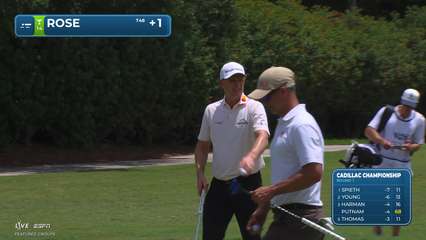 Justin Rose | Round 1 | 12th hole | Shot 5 | 2026 Cadillac