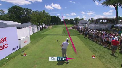 Collin Morikawa | Round 3 | 10th hole | Shot 1 | 2025 Rocket Classic