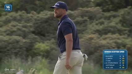 Wyndham Clark | Round 2 | 16th hole | Shot 3 | 2026 Genesis Scottish Open