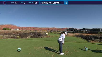 Cameron Champ | Round 4 | 17th hole | Shot 1 | 2025 Bank of Utah