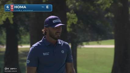 Max Homa | Round 1 | 6th hole | Shot 4 | 2025 Sanderson Farms