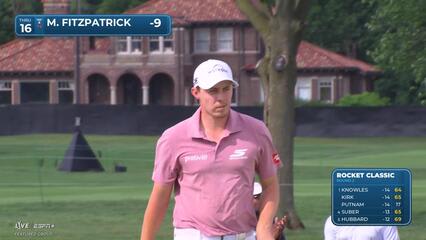 Matt Fitzpatrick | Round 2 | 16th hole | Shot 4 | 2025 Rocket Classic